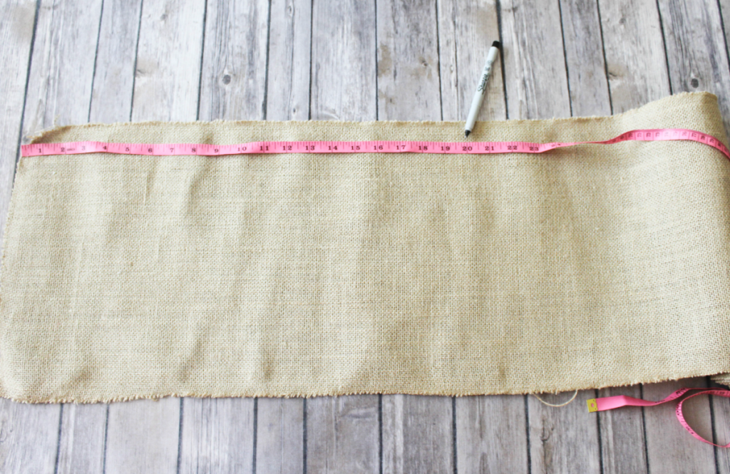 DIY Burlap Placemats At Home With Zan