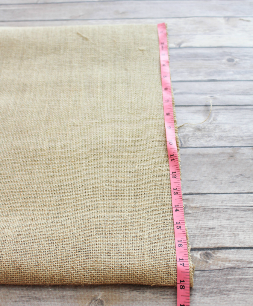 DIY Burlap Placemats At Home With Zan