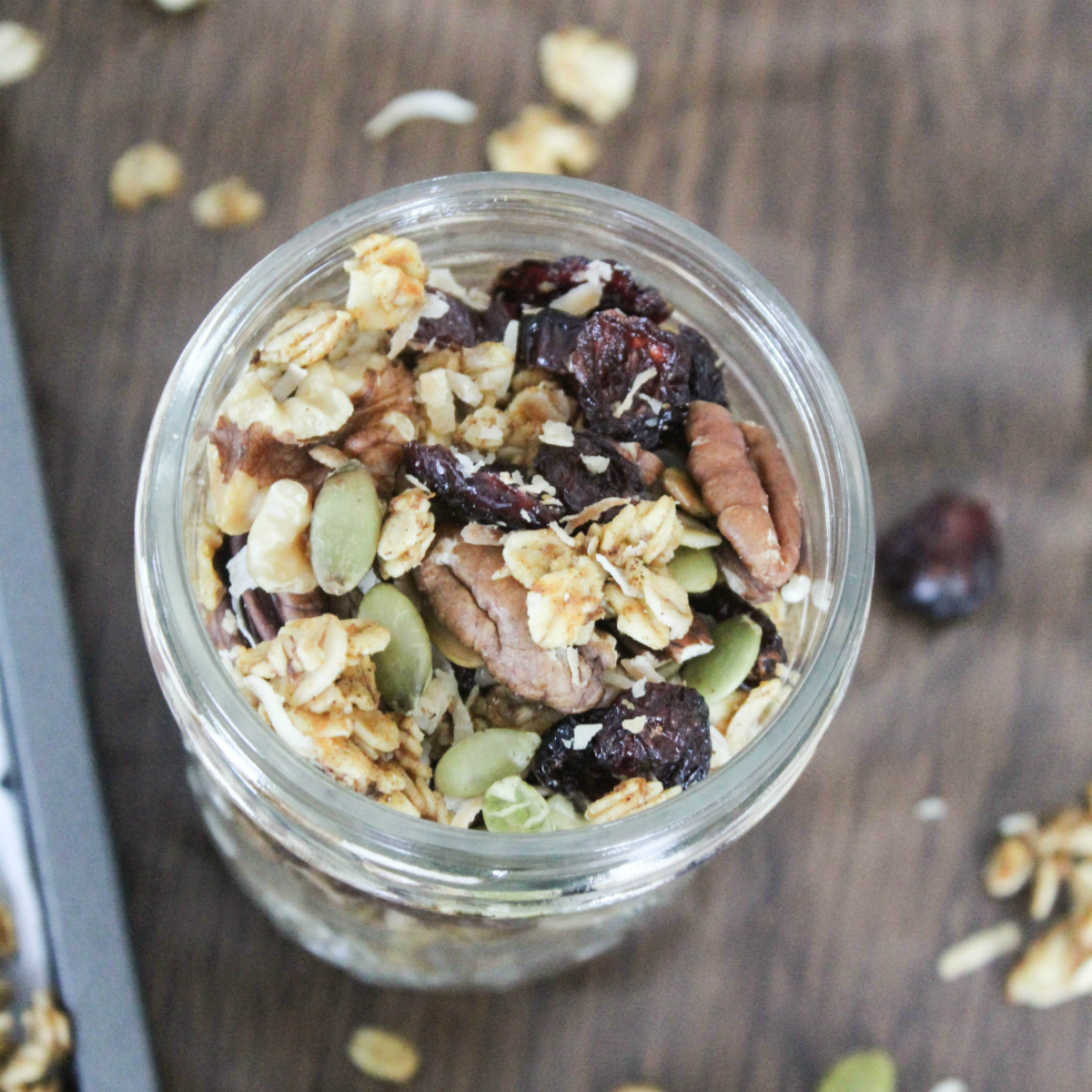 Fall Granola Recipe Autumn Granola Mix Nuts Oats Seeds