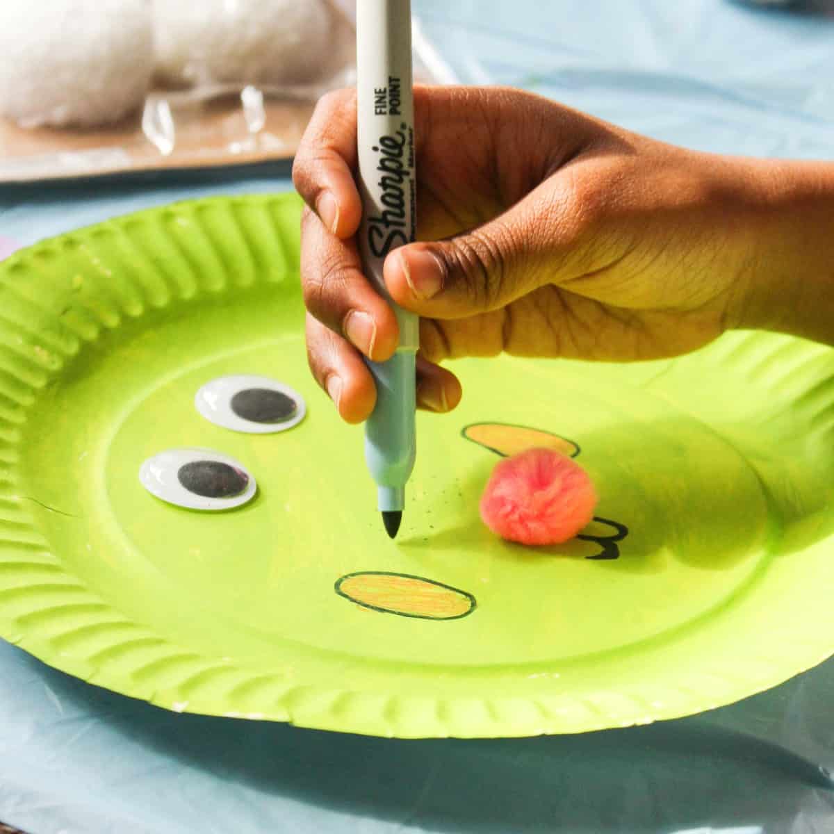 Paper Plate Easter Bunny Craft for Kids – AHWZ