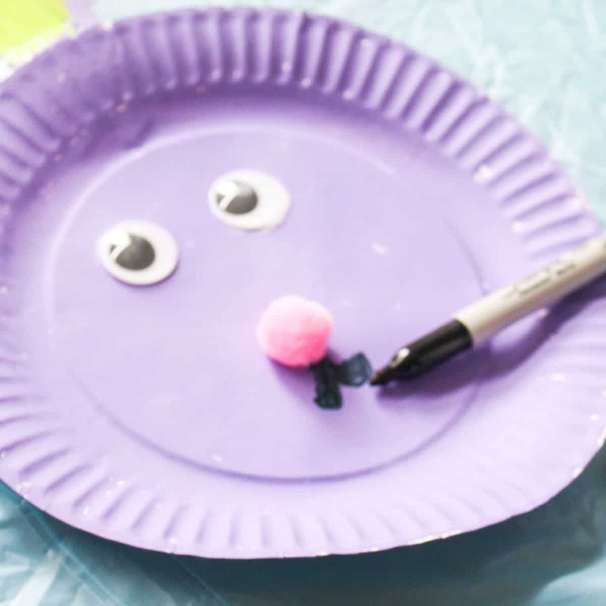 Paper Plate Easter Bunny Craft for Kids – AHWZ