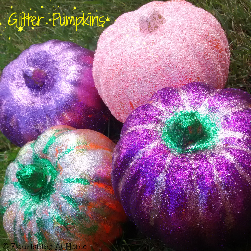 Glitter Pumpkins