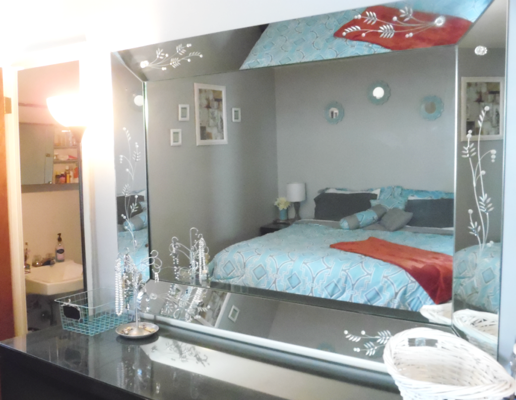 Master bedroom mirror – At Home With Zan