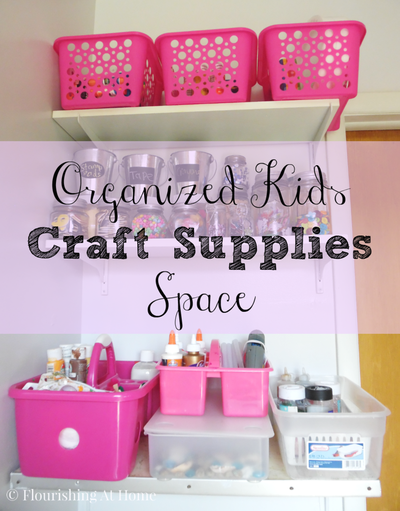Organizing a Kids Craft Supply Space for Fall – At Home With Zan