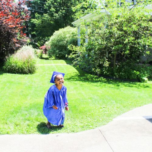kindergarten graduation photo shoot