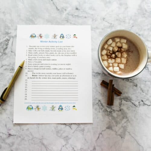 indoor winter activities