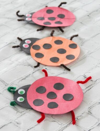 Paper Ladybugs