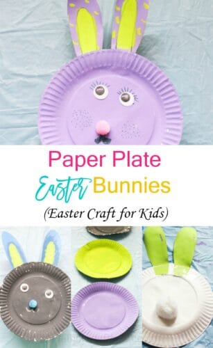 Paper Plate Easter Bunny