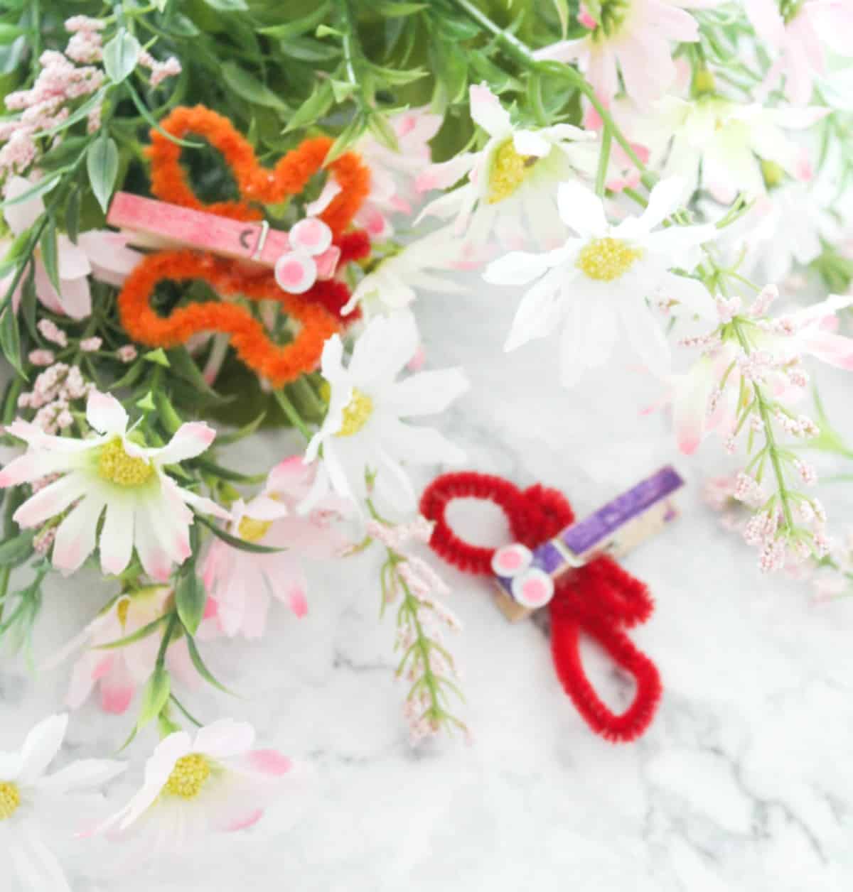 Clothespin Butterflies