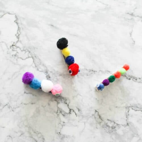 Clothespin Caterpillars