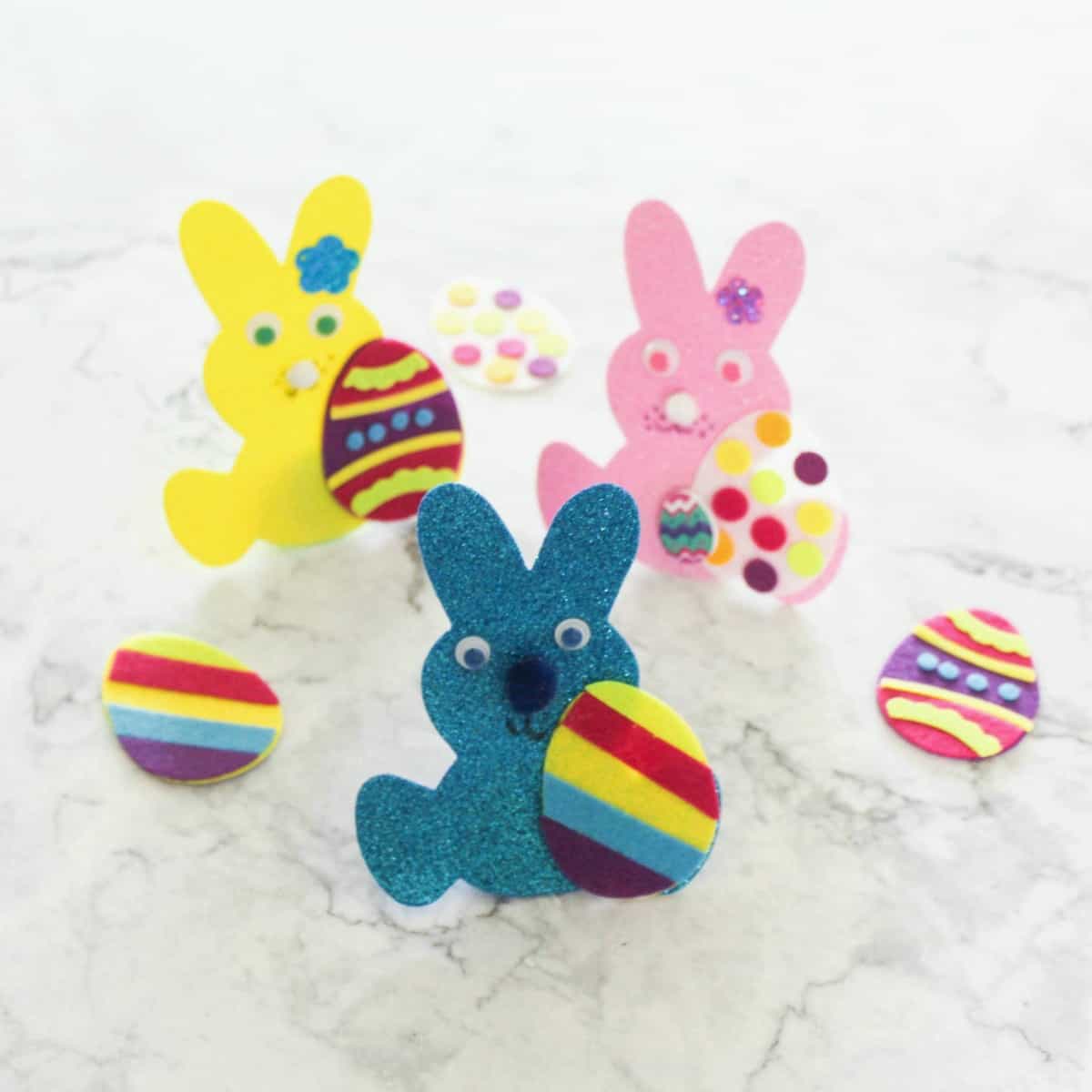 Easter Foam Bunnies