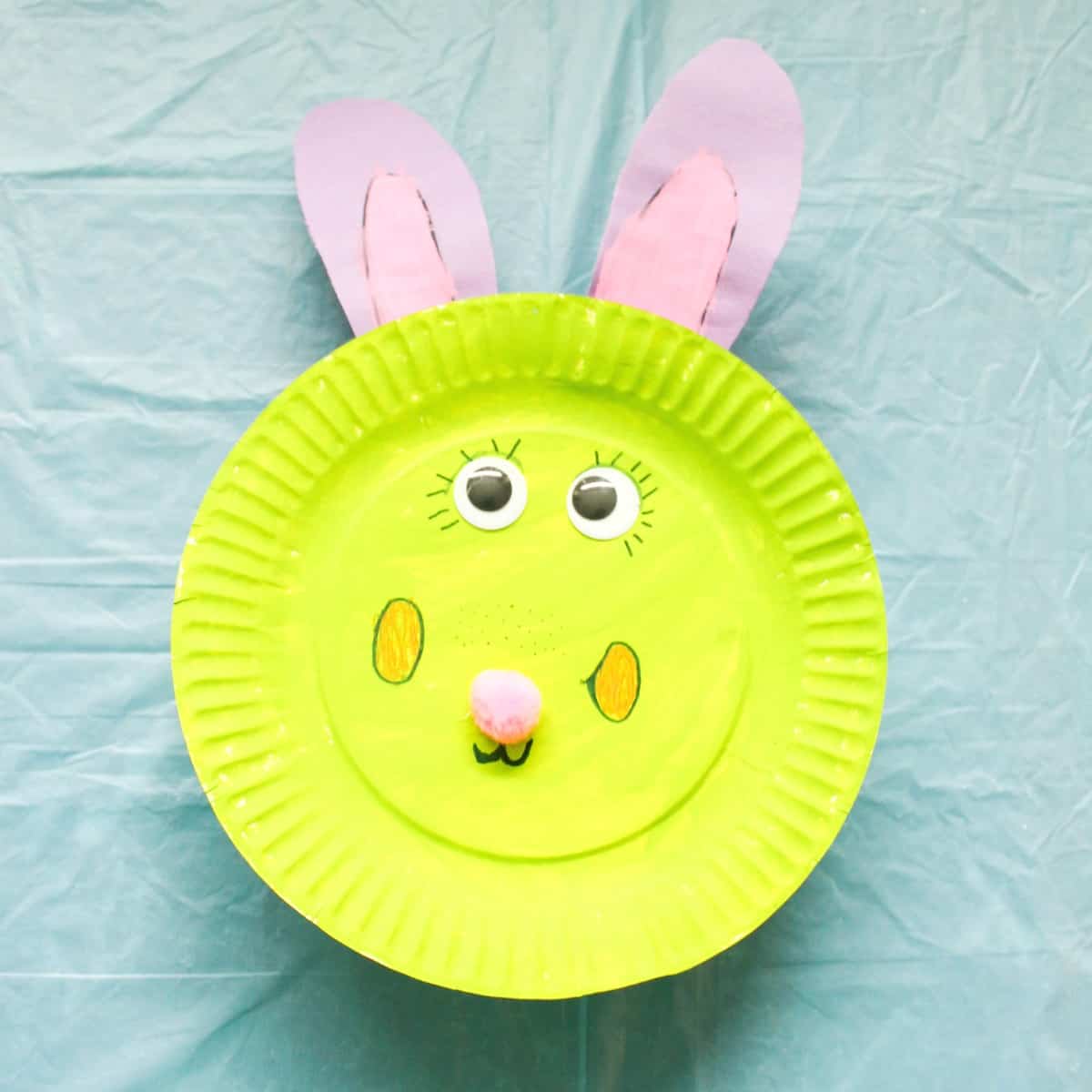Paper Plate Easter Bunny Craft for Kids – AHWZ