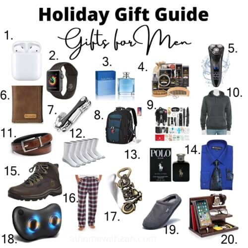 Gifts for Men - Holiday Gift Guide for Men - Gift Ideas for Men - Gifts for Dads - Gifts for Sons - Gifts for Husbands - Pinterest -Gifts for Him - Christmas Gifts for Men - athomewithzan (1)