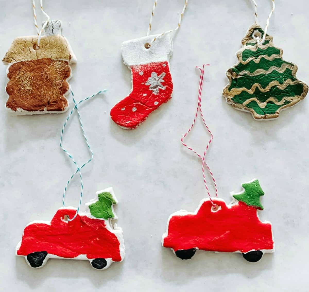 Homemade Christmas Ornaments Salt Dough Ornaments Christmas