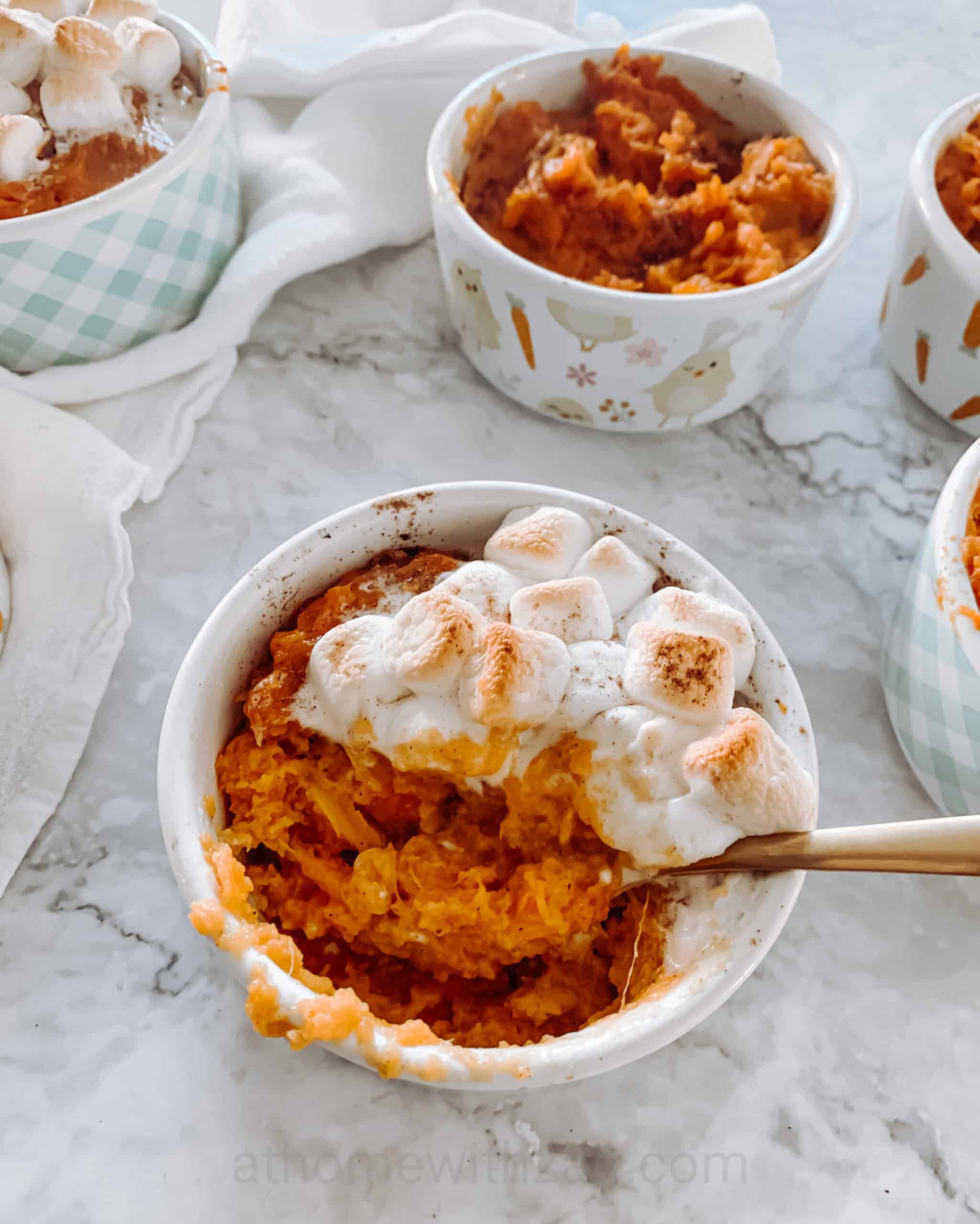 Sweet Potato Soufflé - Easter Recipes - athomewithzan.com