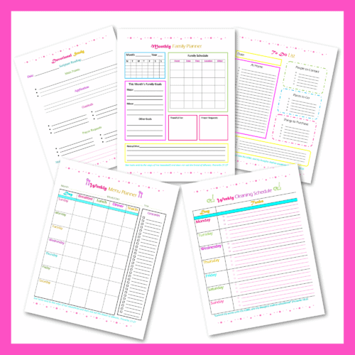 Homemaking Planners