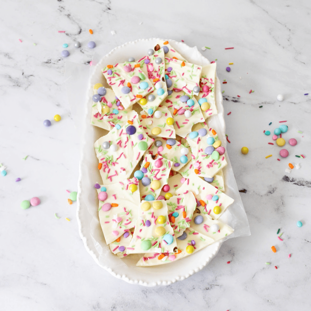 Easter Candy Bark - athomewithzan.com