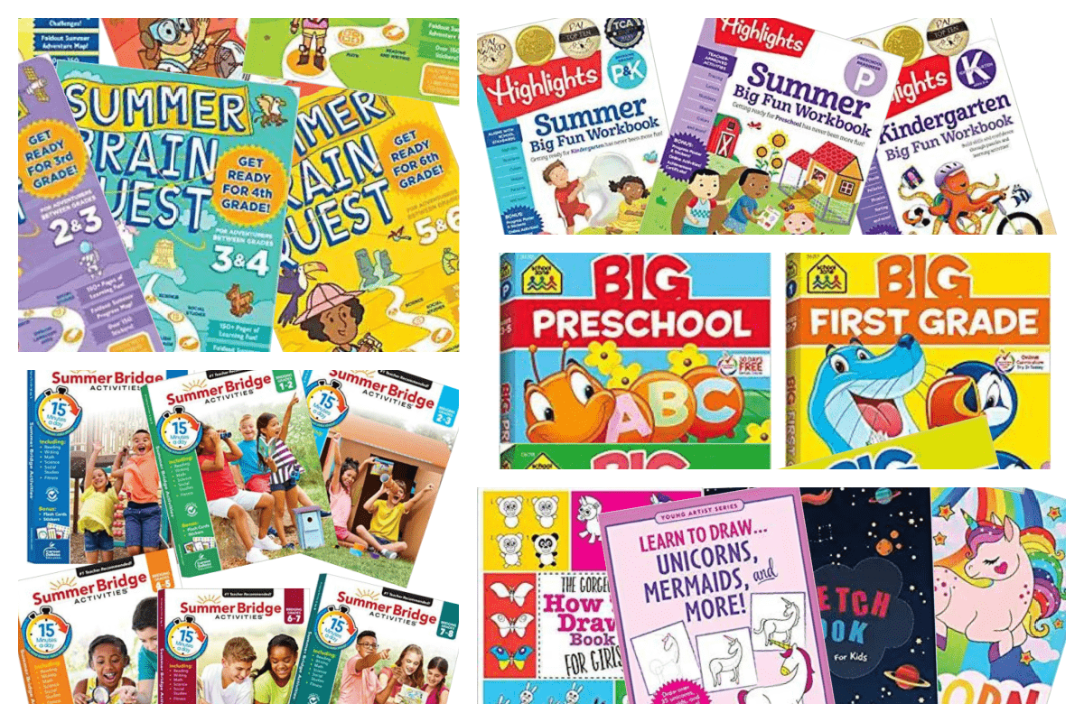 Best Summer Workbooks For Kids At Home With Zan