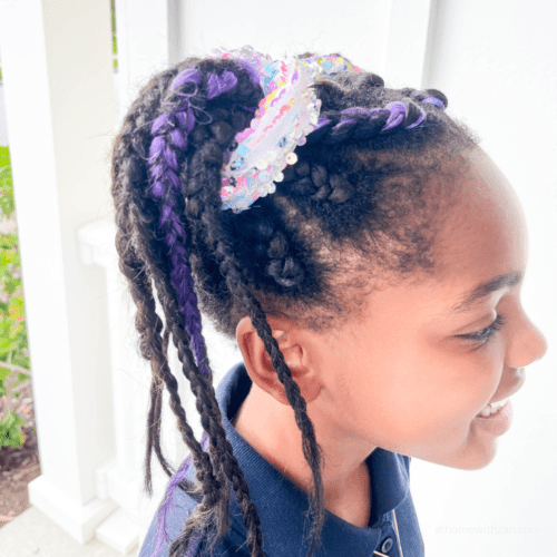 Hair Braids for Kids - Girls Hairstyle - athomewithzan.com