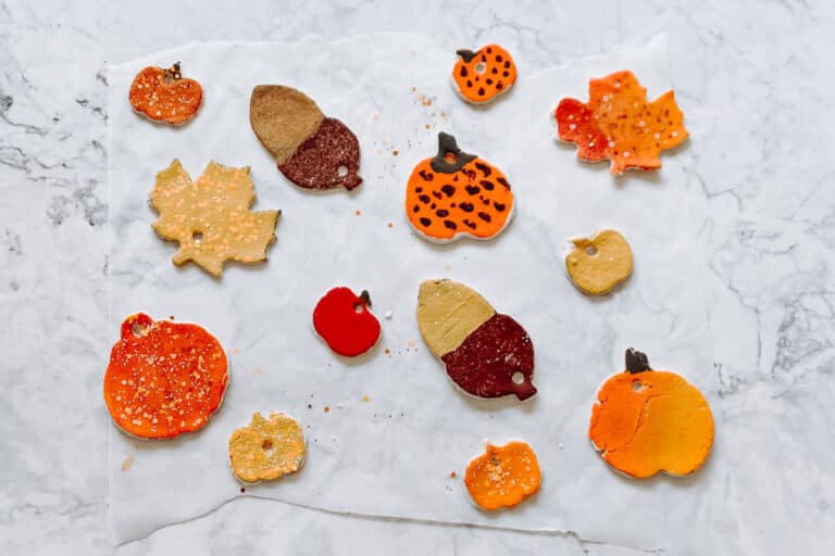 Salt Dough Fall Ornaments