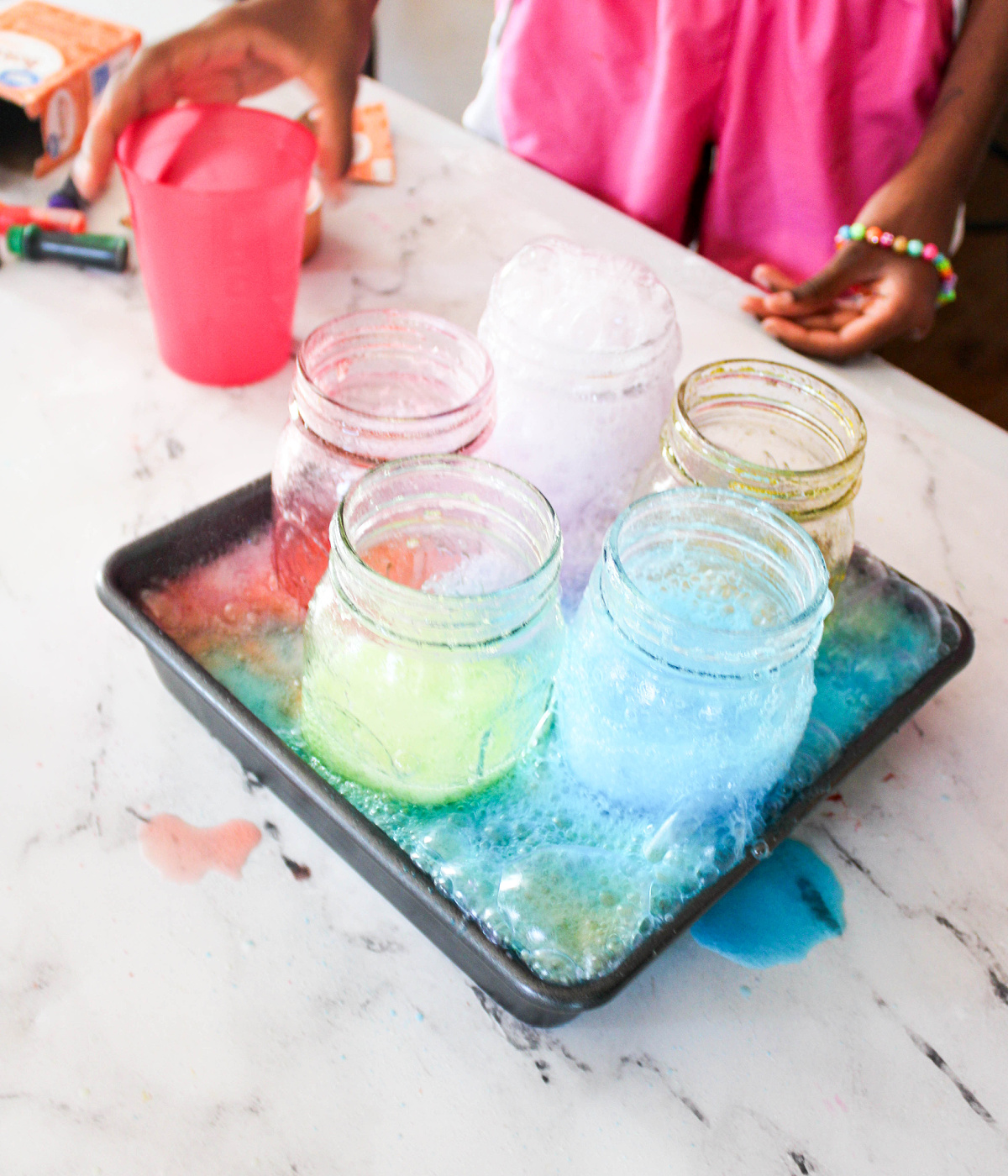 Homemade Volcanoes - Baking Soda Volcanoes - athomewithzan.com