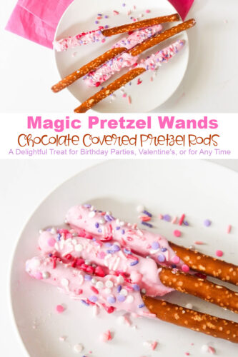 Chocolate Covered Pretzels - Birthday Party Food - athomewithzan.com