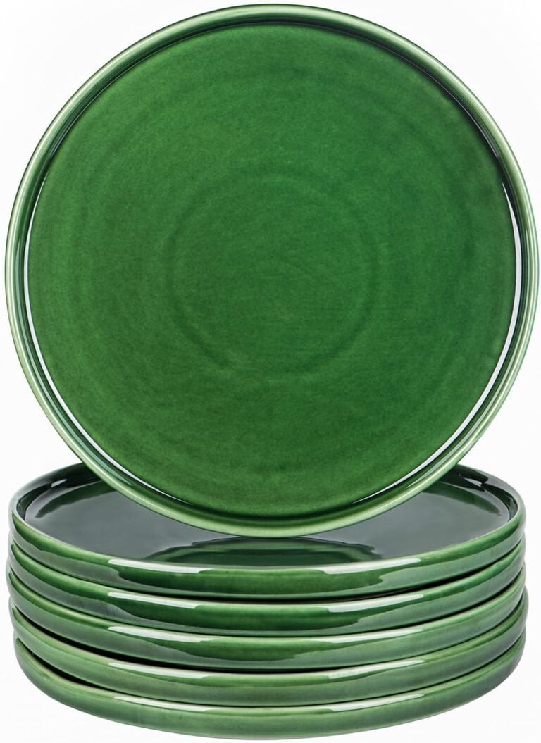 Green Dinner Plates-athomewithzan.com