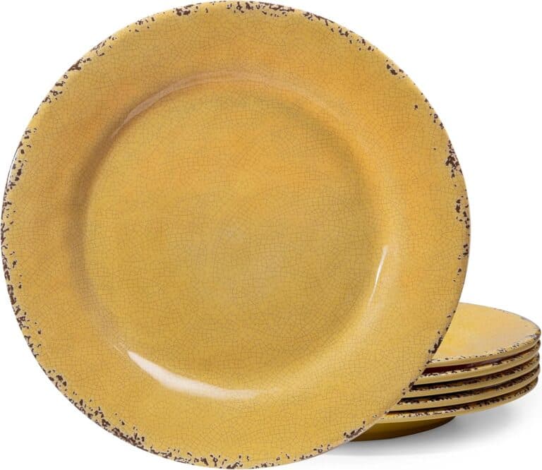 Yellow Dinner Plates-athomewithzan.com