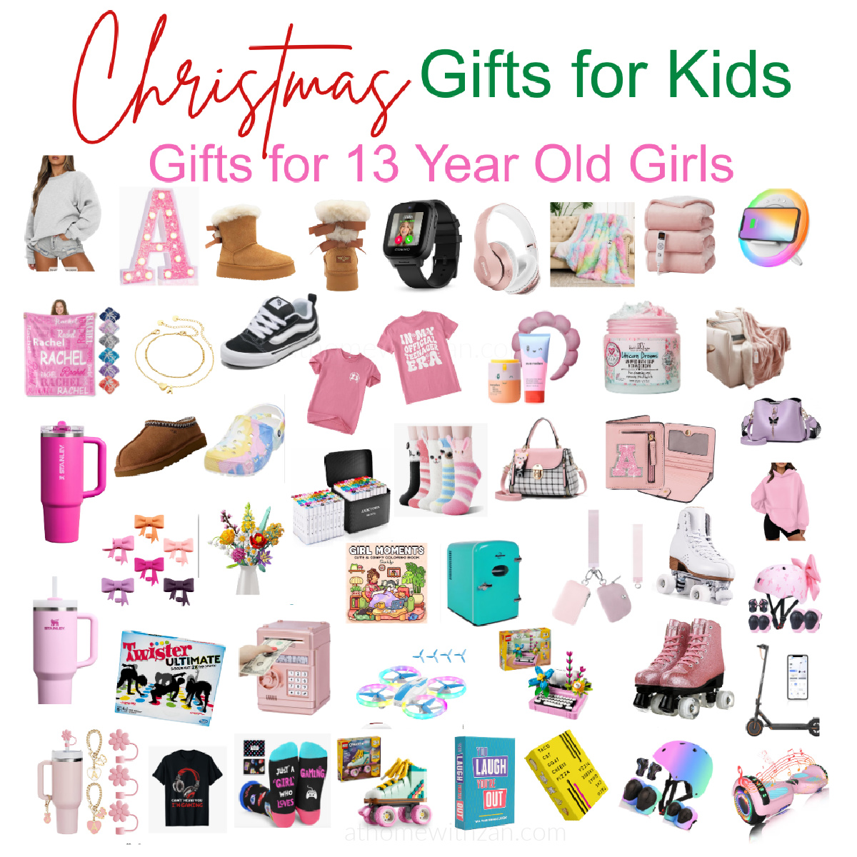 Holiday Gift Guide - Gifts for 13 Year Old Girls - Christmas Gifts for Teens - athomewithzan.com