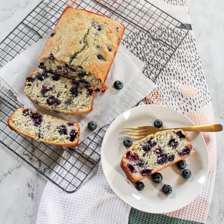 Homemade Blueberry Bread